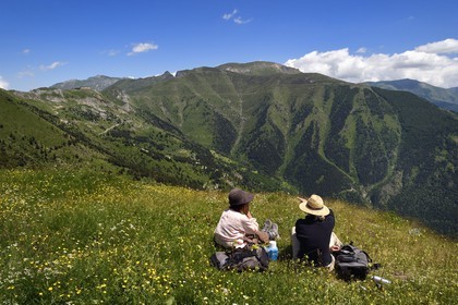 France, Alpes-Maritimes (06), le Fort Central au Col de Tende (1871m), fortifications construites par les Italiens en 1881