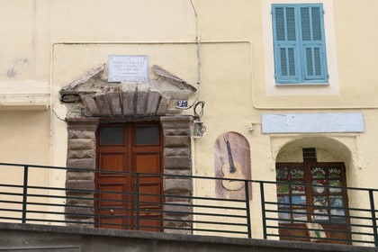 France, Haute-Corse (2B), Bastia, Honoré de Balzac résida au 23 rue du Général Carbuccia en mars 1838