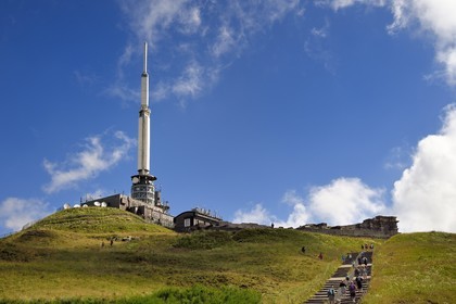 France, Puy de Dome, Parc Naturel Régional des Volcans d'Auvergne (regional nature park of Auvergne volcanoes), Chaine des Puys listed as World heritage by UNESCO,