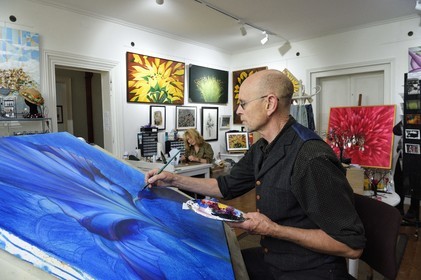 France, Charente-Maritime (17), Saintonge, Saint-Savinien, labellisé Villages de pierres et d'eau, chambres d’hotes et atelier boutique Au Quai des Fleurs