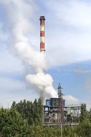 France, Moselle (57), Vallée de la Fensch, Florange, centrale thermique