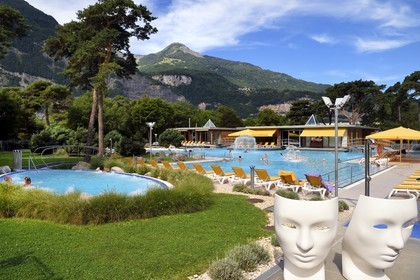 Switzerland, Canton of Vaud, Lavey-les-Bains, the Bains de Lavey thermal baths