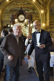 France, Paris (75), gare de Lyon, restaurant Le Train bleu, Gilles Pudlowski
