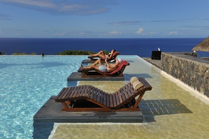 France, île de la Réunion, côte sud, Grande-Anse, hôtel Palm