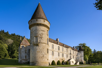 France, Nièvre (58), Parc naturel régional du Morvan, Bazoches, le chateau de Bazoches qui fut propriété du maréchal Sébastien le Prestre de Vauban