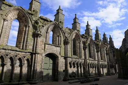 Royaume-Uni, Ecosse, Edimbourg, les ruines de l'abbaye de Holyrood