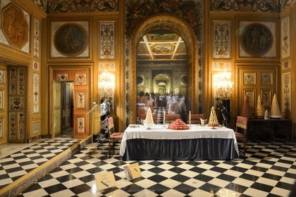 France, Seine et Marne, Maincy, Chateau de Vaux le Vicomte, the buffets room