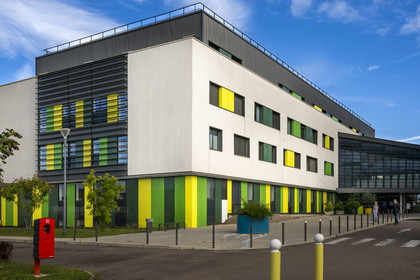 France, Côte-d'Or (21), les climats de Bourgogne classés Patrimoine Mondial de l'UNESCO, Beaune, Hospices Civils de Beaune, le centre hospitalier