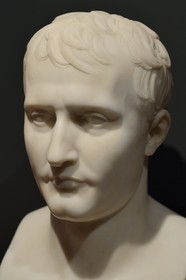 France, Corse-du-Sud (2A), Ajaccio, musée Fesch (musée des beaux-arts), buste de Napoleon 1er par Antoine Denis Chaudet