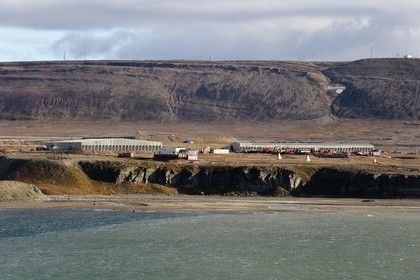 Groenland, cote ouest, Baie de North Star, Dundas, base aérienne de l'US Air Force de Thulé