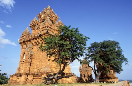 Vietnam, Province de Khanh Hoa, Temple Cham dans la région de Phan Rang