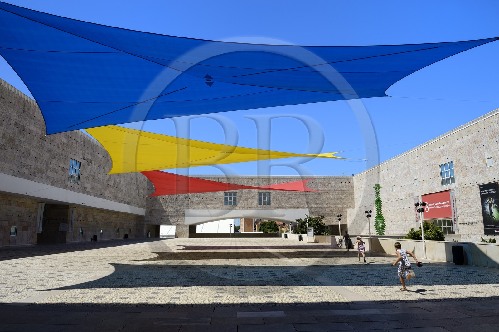 Portugal, Lisbonne, Bélem, le Centre Culturel de Belém des architectes Vittorio Gregotti et Manuel Salgado