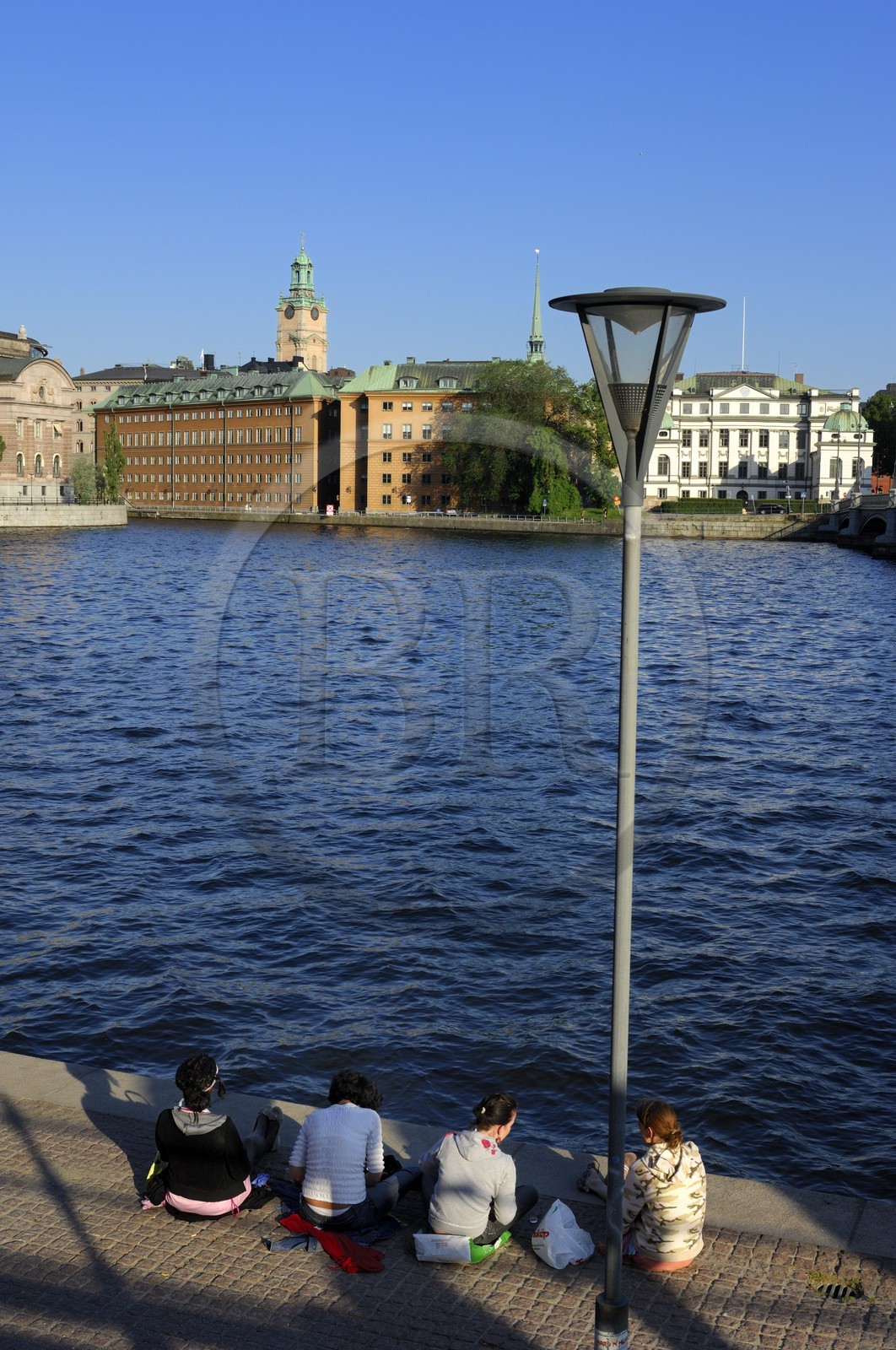 Suède, Stockholm, île de Gamla Stan (vieille ville) et la cathédrale