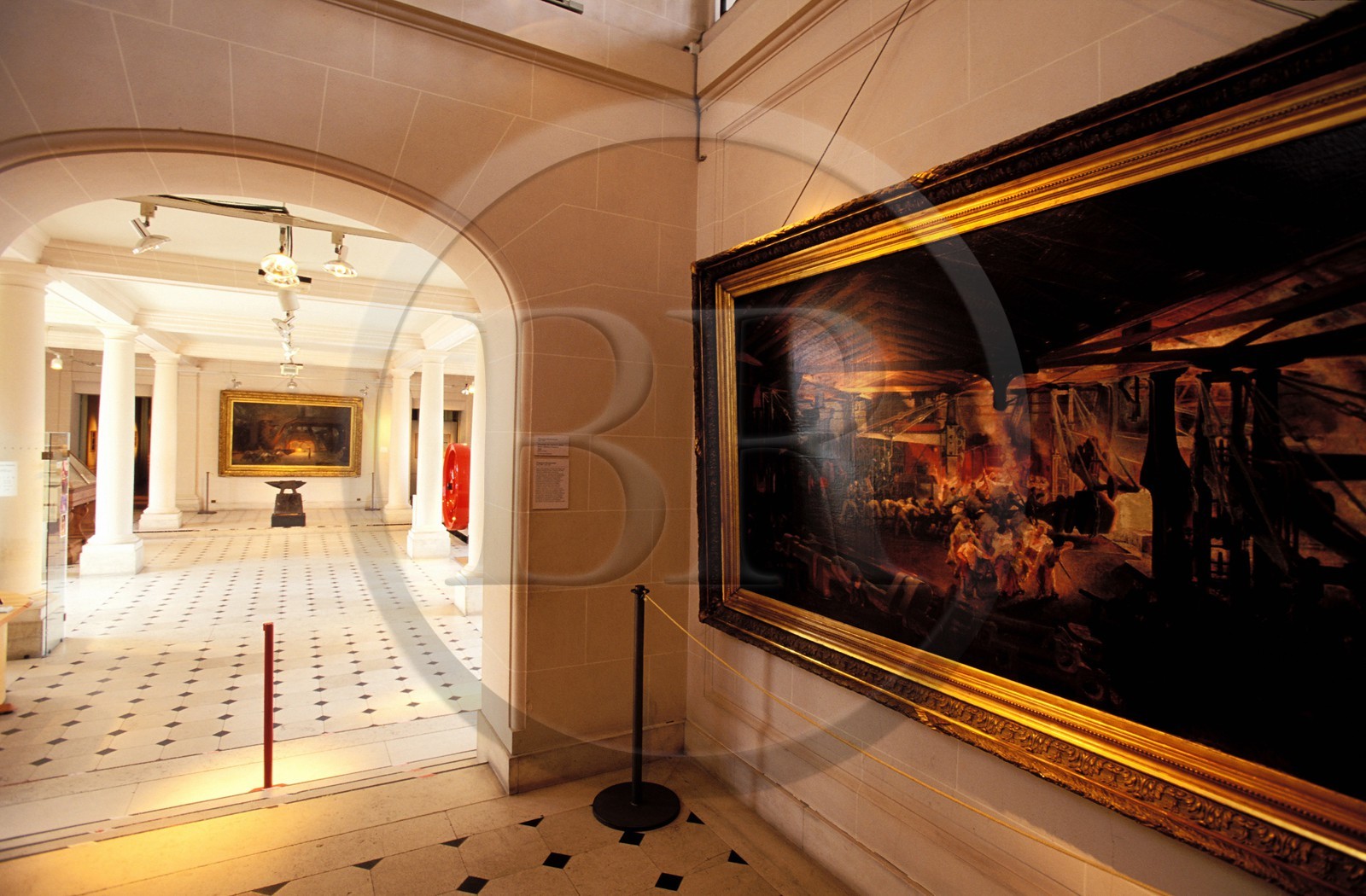 France, Saône-et-Loire (71), Le Creusot, château de La Verrerie, musée de l'homme et l'industrie