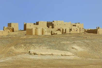 Egypte, Haute Egypte, désert libyque, oasis de Kharga, nécropole copte de Bagawat du IIe au VIIe siècle après JC