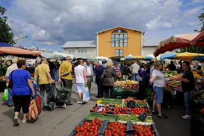 France, Haut Rhin, Mulhouse, cover market