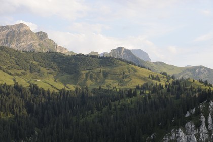 Switzerland, canton of Vaud, Les Diablerets at Col de la Croix