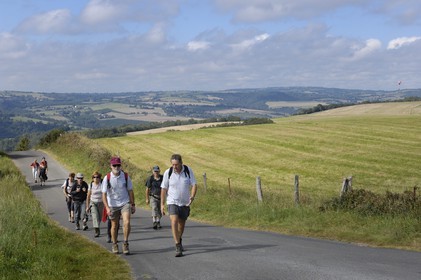 France, Calvados (14), la Suisse normande, promenade de la route des crête sur les hauteurs de Clécy