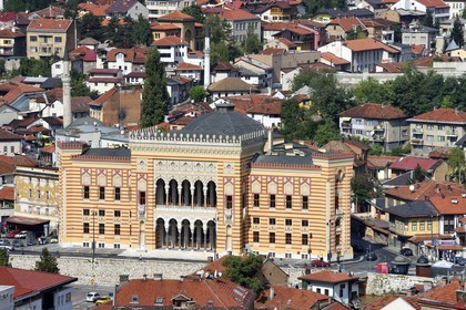Bosnie-Herzégovine, Sarajevo, la Bibliothèque Nationale et Universitaire