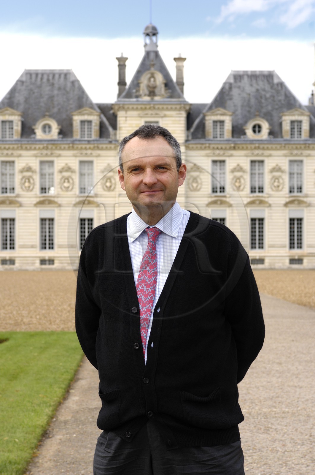 France, Loir-et-Cher (41), château de Cheverny, le propriétaire Monsieur Charles Antoine de Vibraye