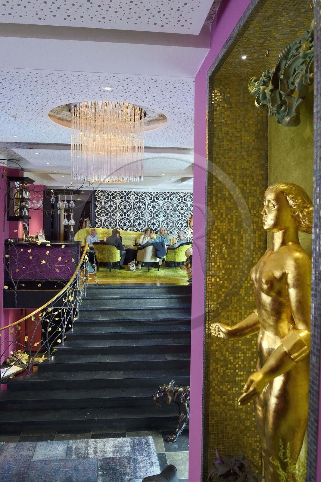 Suède, Västra Götaland, Göteborg (Gothenburg), Dorsia Hotel, le lobby