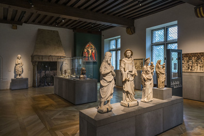 France, Paris, Musée de Cluny - Musée national du Moyen-Age (Middle Ages Museum in the former Hotel de Cluny), 15th century French art