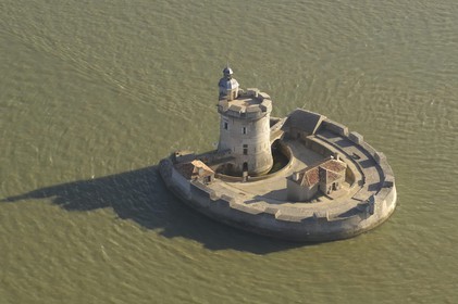 France, Charente-Maritime (17), Bourcefranc-le-Chapus, Fort Louvois ou Fort du Chapus (vue aérienne)