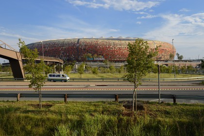 Afrique du Sud, province de Gauteng, Johannesburg, Soweto, Soccer City Stadium des architectes Boogertman Urban Edge et Partners