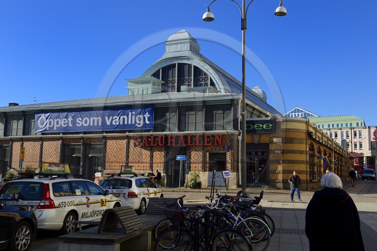 Suède, Västra Götaland, Göteborg (Gothenburg), les halles couvertes principales Saluhallen