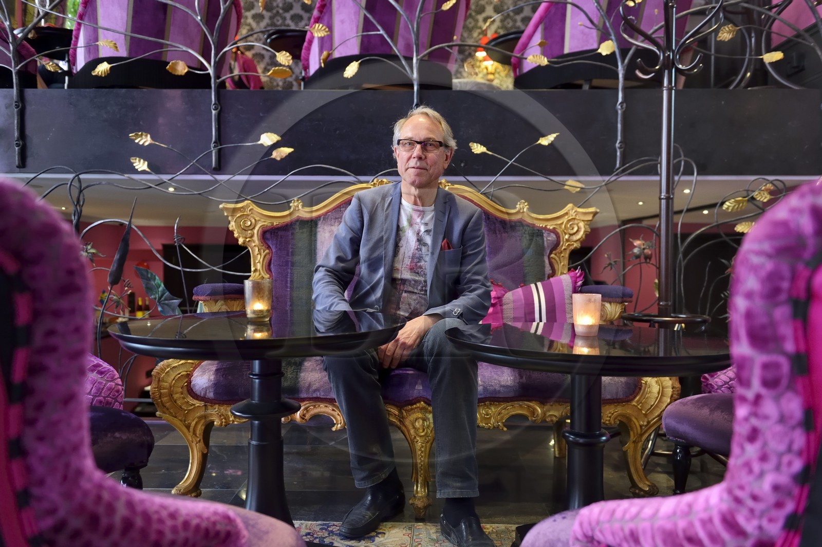 Suède, Västra Götaland, Göteborg (Gothenburg), Thomas Petersen propriétaire du Dorsia Hotel