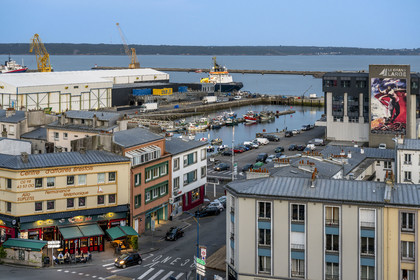 France, Finistère, Brest, the commercial port