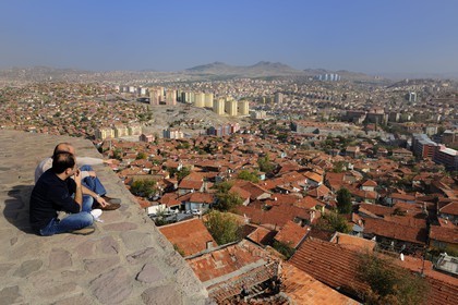 Turkey, Central Anatolia, Ankara, citadel in the old town dominating the Eastern new town