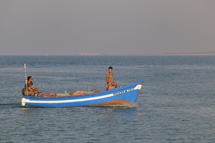 Maroc, région de l'Oriental, le port de pêche et plaisance de Ras Kebdana (Cap de l'Eau ou Cabo de Agua)