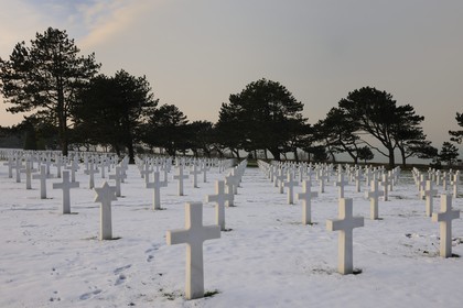 France, Calvados, Colleville sur Mer, the Normandy Landings Beach, Omaha Beach, American Cemetery