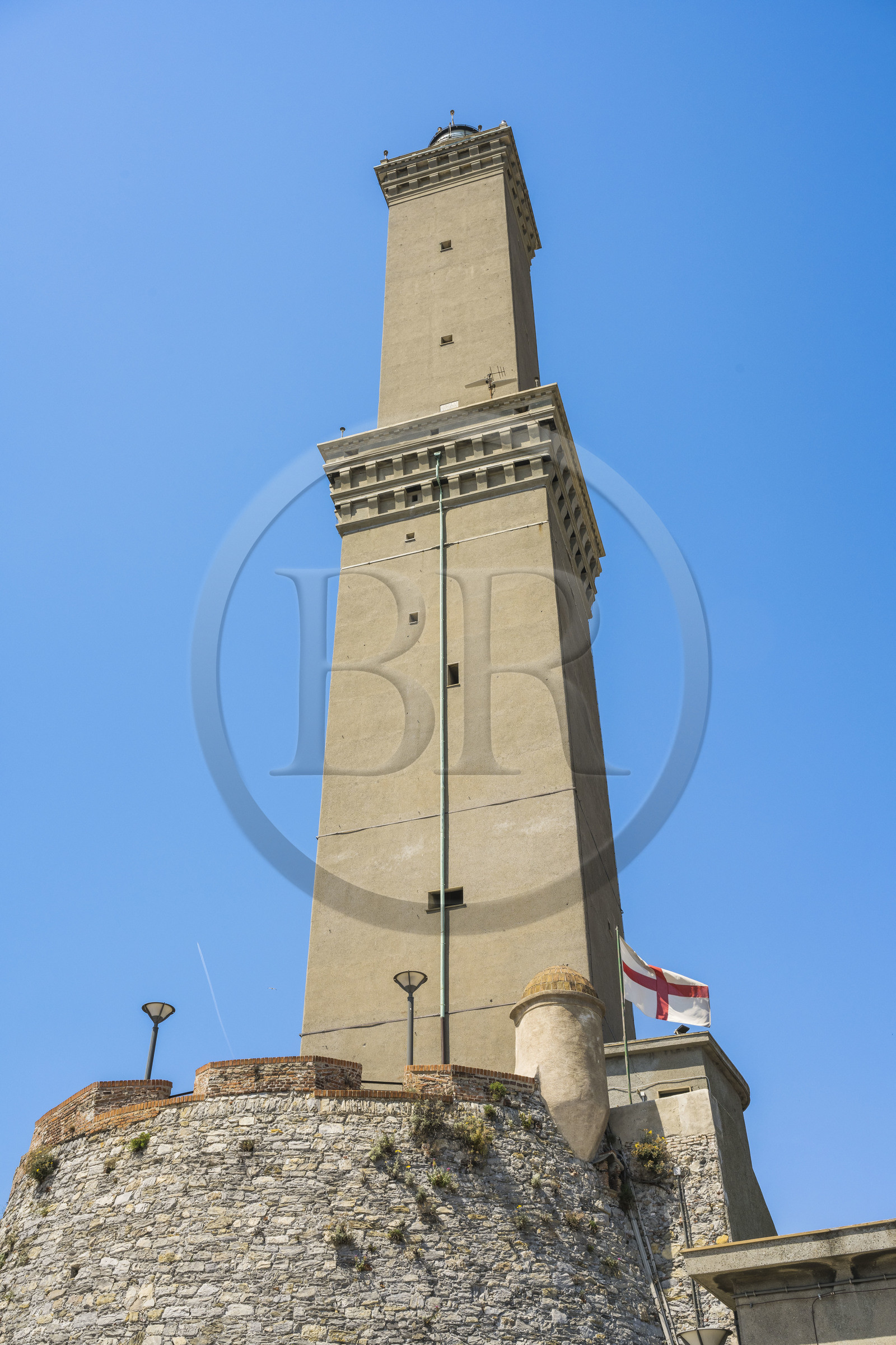 Italie, Ligurie, Gênes, le phare de la Lanterna qui domine le port