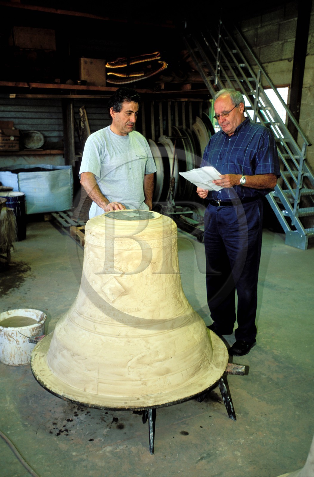 France, Haute-Savoie (74), Sévrier, la fonderie de cloches Paccard, pierre Paccard