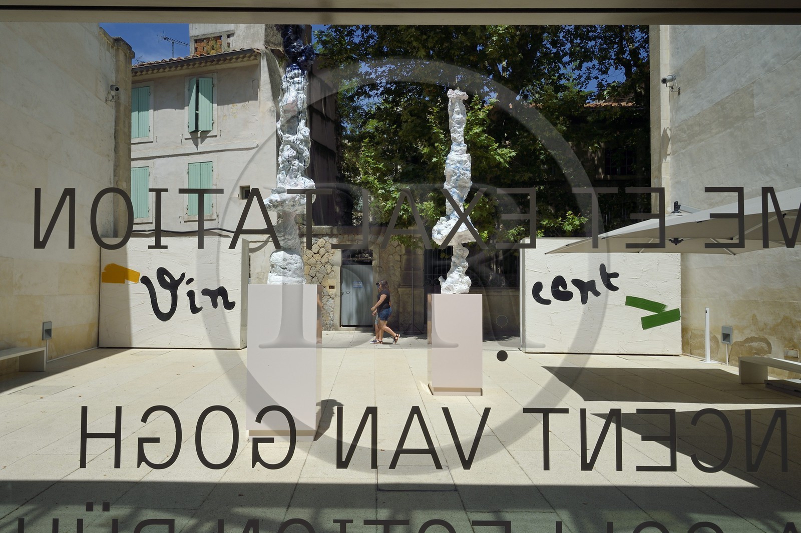 France, Bouches-du-Rhône (13), Arles, Fondation Vincent Van Gogh (Mention Obligatoire), centre d’art contemporain qui a investi un hôtel du XVe siècle