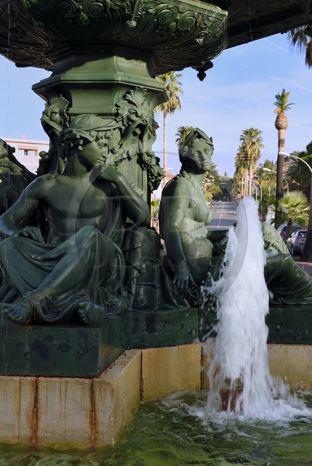France, Var (83), Hyères, la fontaine Godillot