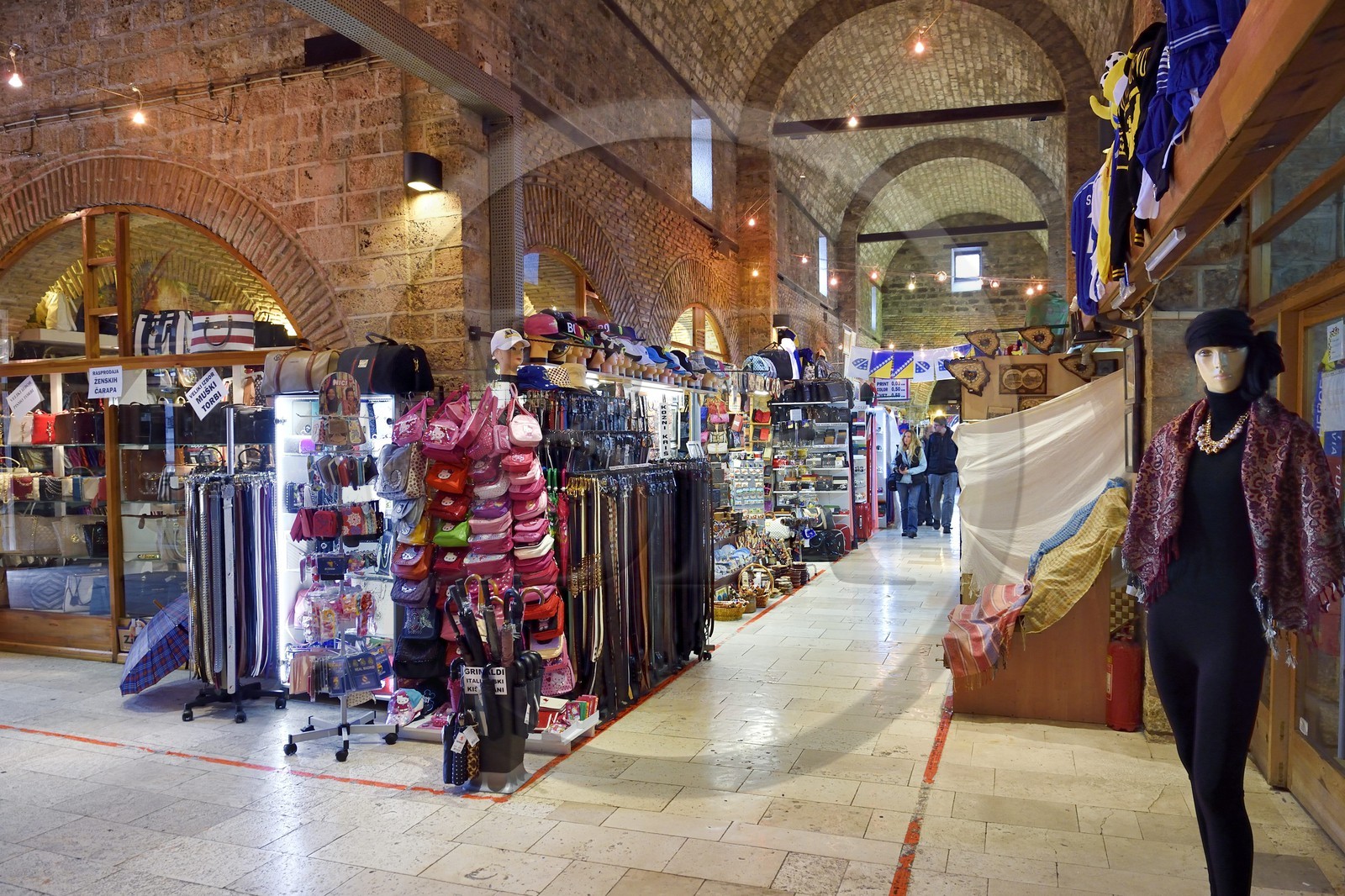 Bosnie-Herzégovine, Sarajevo, le bazar Gazi Husrev-Beg bezistan