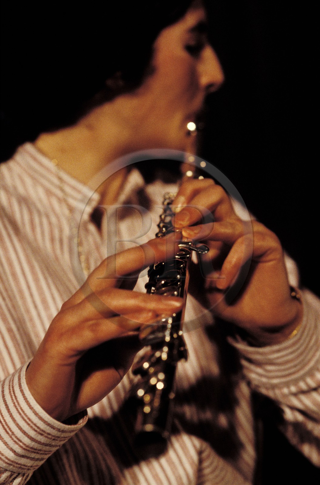 Irlande, Dublin, flûtiste dans un pub