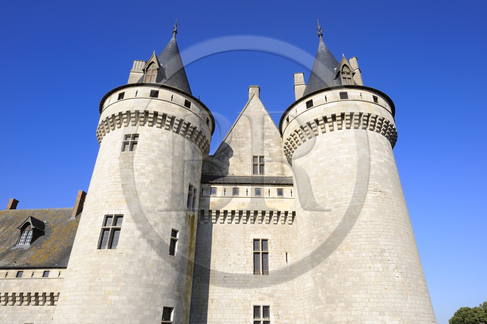 France, Loiret (45), Vallée de la Loire classée Patrimoine Mondial de l' UNESCO, Sully-sur-Loire, château du XIVe XVIIe siècles, mention obligatoire : Châteaux de Sully-sur-Loire, propriété du département du Loiret