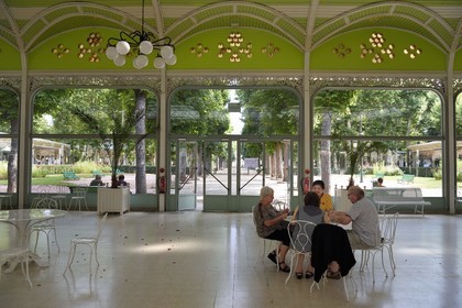 France, Allier (03), Vichy, the Source Hall also called the Drink hall grouping together the four state sources Grande Grille, Mesdames, Lucas and Chomel
