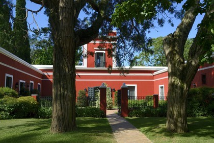 Argentine, province de Buenos Aires, San Antonio de Areco, estancia La Bamba de Areco, le bâtiment historique