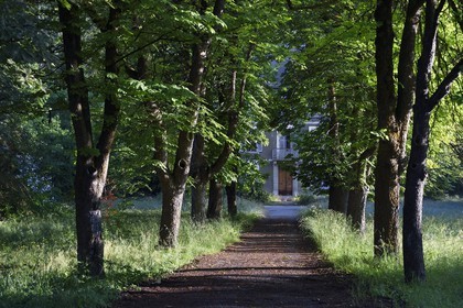France, Alpes de Haute Provence, Ubaye valley, Barcelonnette, mexican villa on avenue de la Libération, now owned by the National Forests Office