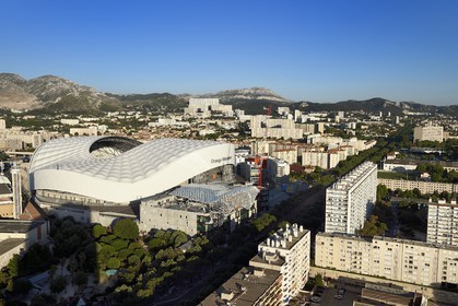 France, Bouches du Rhone, Marseille,  Rond Point du Prado district, the Stade Velodrome