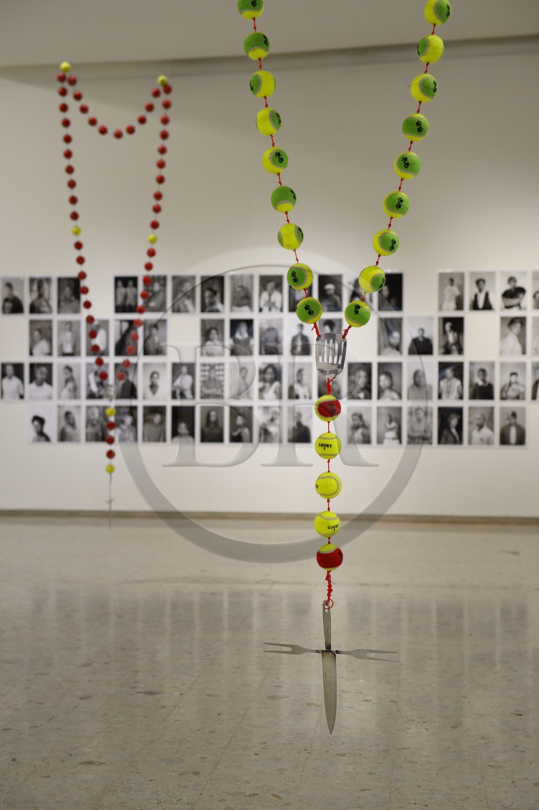 Afrique du Sud, province de Gauteng, Johannesburg, quartier de Braamfontein, Wits Art Museum, exposition de l'œuvre de l'artiste militant Zanele Muholi