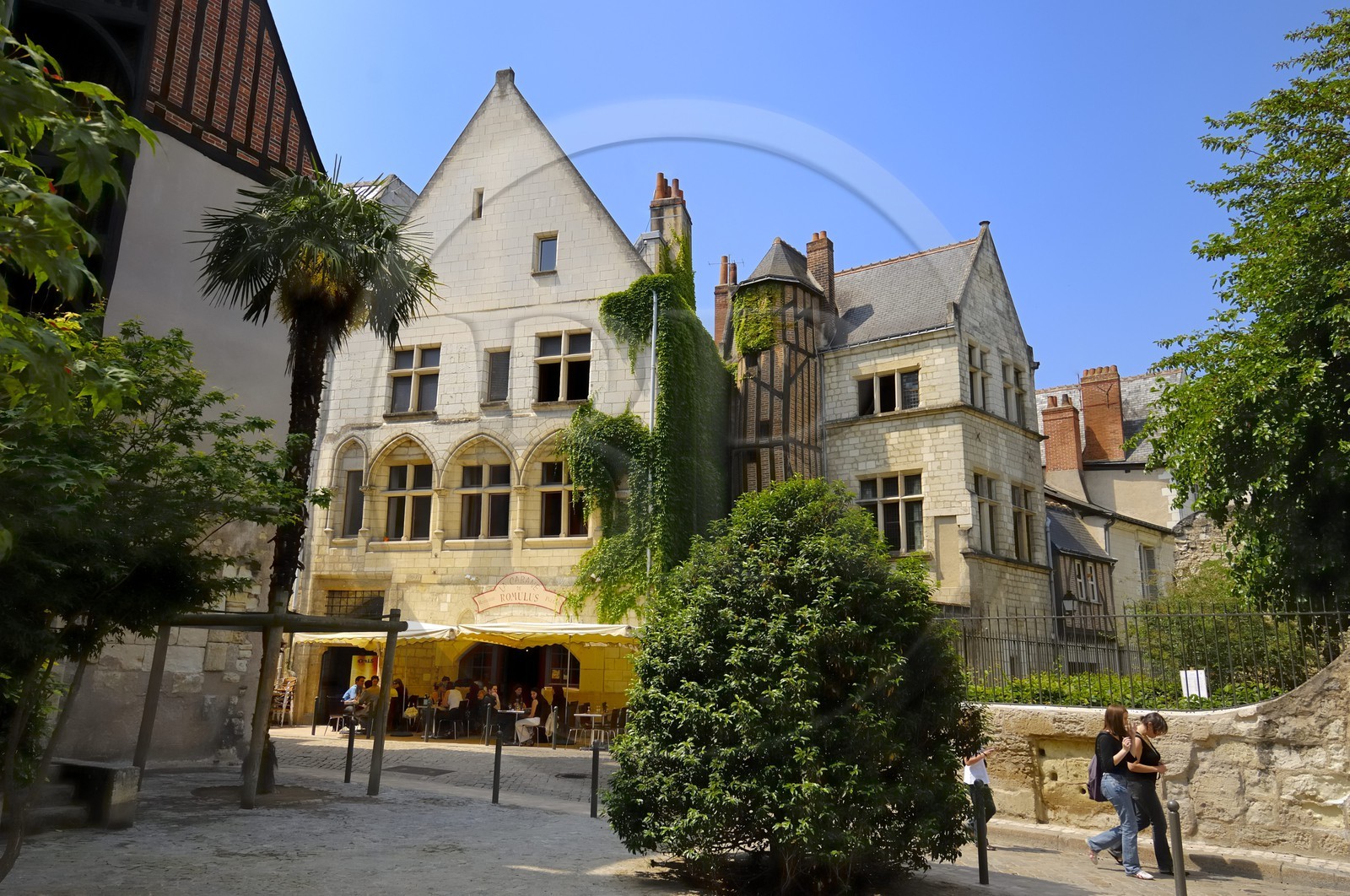 France, Indre et Loire (37), Tours, la rue Briçonnet qui mene à la place Plumereau
