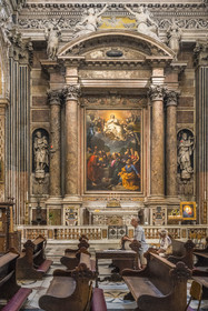 Italie, Ligurie, Gênes, Chiesa Del Gesu (église de Jésus)