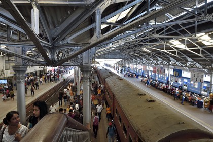 Sri Lanka, Colombo, gare centrale du Fort