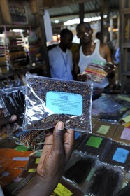 Tanzania, Zanzibar Archipelago, Unguja island (Zanzibar), Stone Town, listed as World Heritage by UNESCO, Darajani market, spice stall